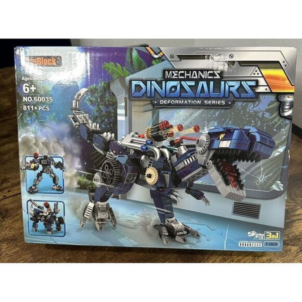 RiceBlock Mechanics Dinosaurs building blocks‎ 811 pcs